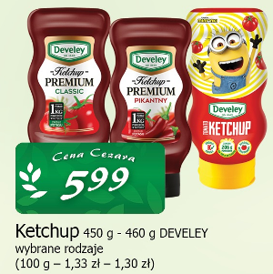 Ketchup 450 g - 460 g DEVELEY
